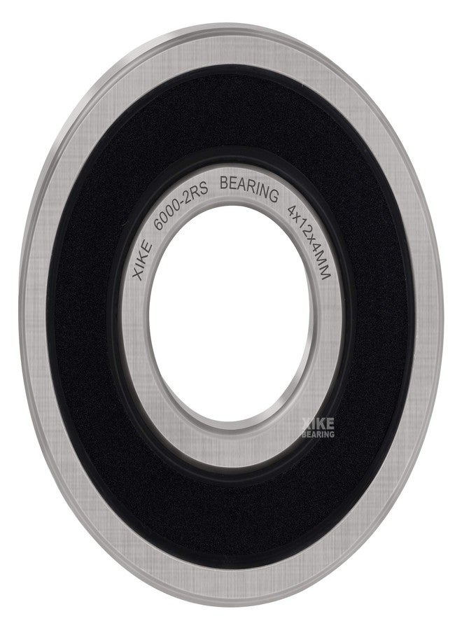 XiKe 10 Pcs 6000-2RS Double Rubber Seal Bearings 10x26x8mm, Pre-Lubricated and Stable Performance and Cost Effective, Deep Groove Ball Bearings. - Image 4